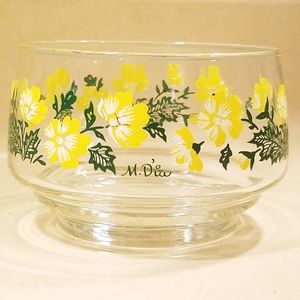 Vintage Stackable Libbey Dessert/Berry Bowls designed by M. Dia